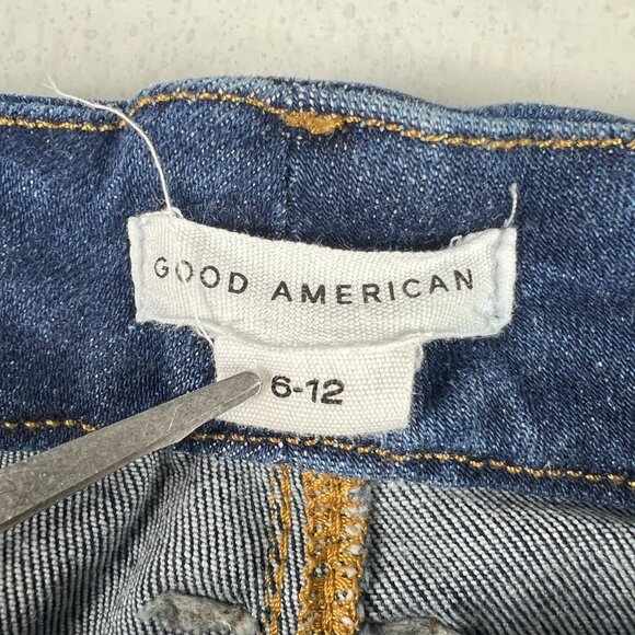 Good American Jean Women 26x28* Good Waist Skinny Always Fit Blue Denim Tag 6-12 - Picture 9 of 16